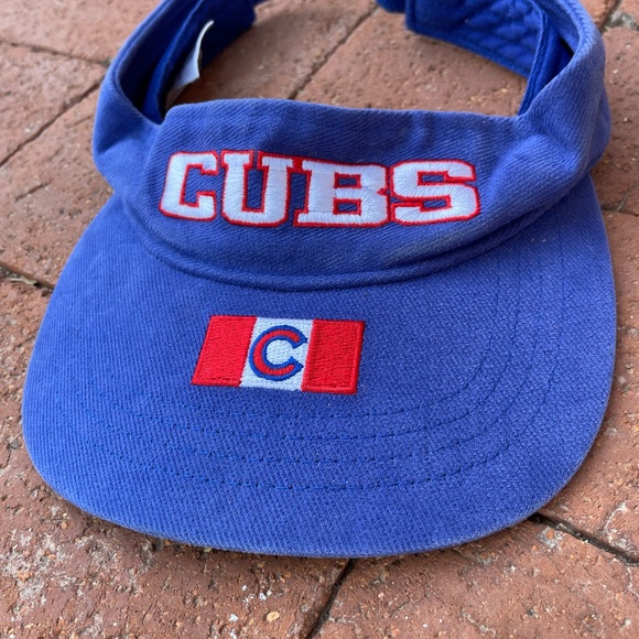 Kids Chicago Cubs visor hat embroidered logo baseball visor unisex - Picture 5 of 7